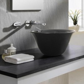 Lavabo Nordic Negro 420x220mm