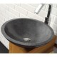 Lavabo en piedra Catania Negro 405x120 mm