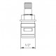 Montura Ceramica para grifo  Z.16 Clever 1/2"