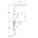 Grifo Monomando Fregadero Vertical Serie Osmosis Design Cromo (Kalla)