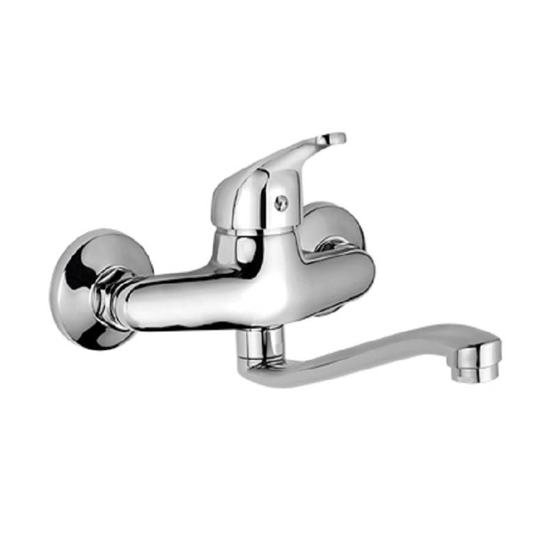 Monomando fregadero pared 11 cm Enkel caño alto tubo CIS