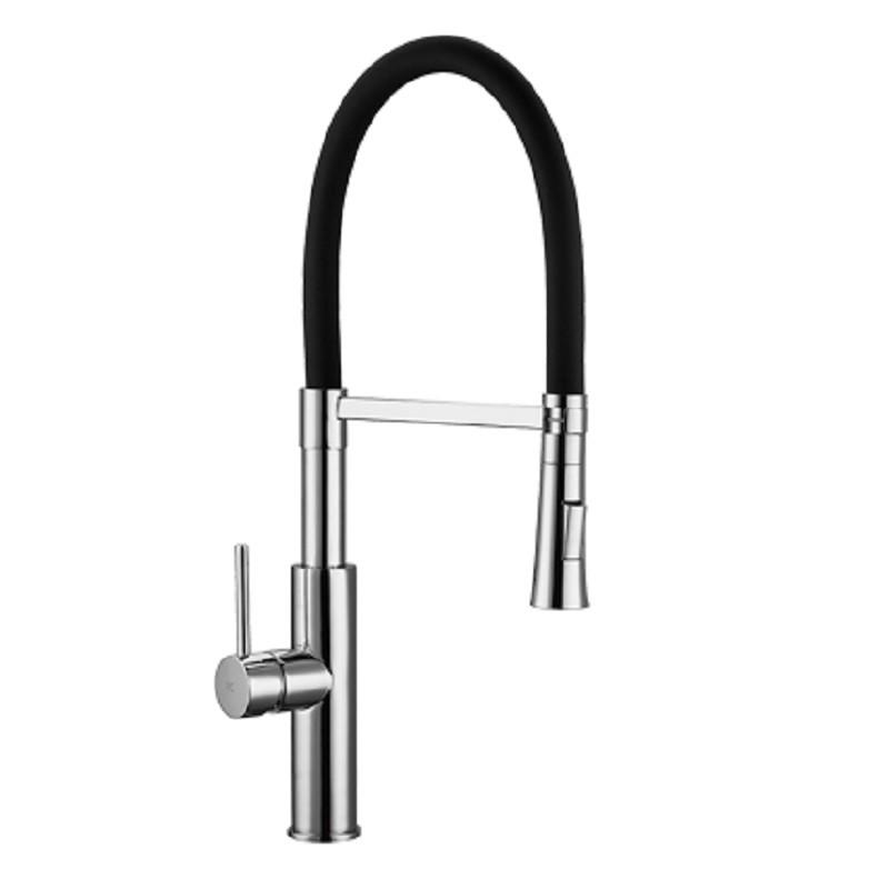 Grifo Monomando Fregadero Vertical Orientable Serie Pilot Colours Cromo