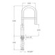 Grifo Monomando Fregadero Vertical Orientable Serie Pilot Colours Cromo (Kalla)