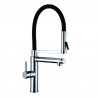 Grifo Monomando Fregadero Vertical Orientable con caño Serie Pilot Colours Cromo (Kalla)