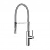 Grifo Monomando Fregadero Vertical Orientable Serie Pilot Colours GRIS Cromo (Kalla)